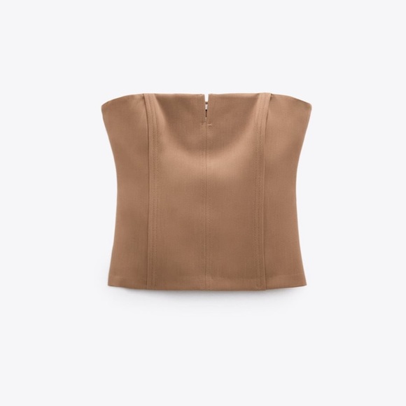 ZARA | NEW | Seamed bustier top | Blogger's Favorite - Picture 5 of 7